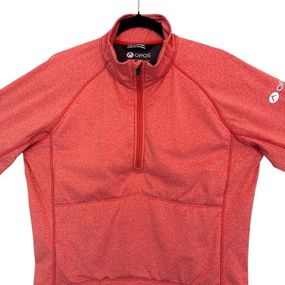 OROS Men’s SolarCore Explorer Quarter Zip Pullover Heather Orange Size‎ Large - Picture 8 of 16